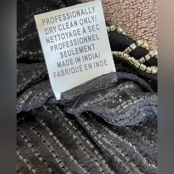 Parker Beaded Art Deco Tank size S - Picture 6 of 10